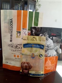 时尚设计宠物食品自封塑料复合包装袋